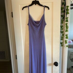 Elegant Purple Evening Dress